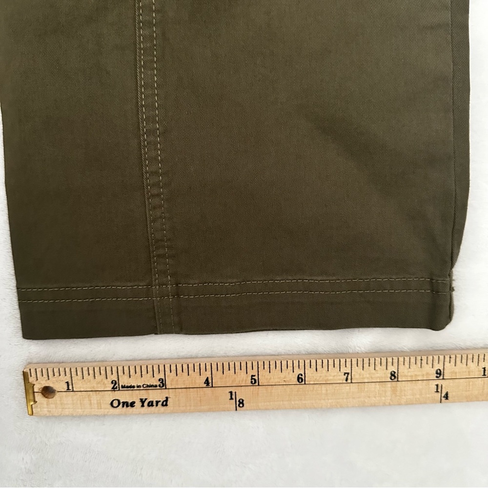 Columbia Cargo Pants Women’s Size 10 Regular Olive Green Hiking Utility Comfort - Picture 8 of 11